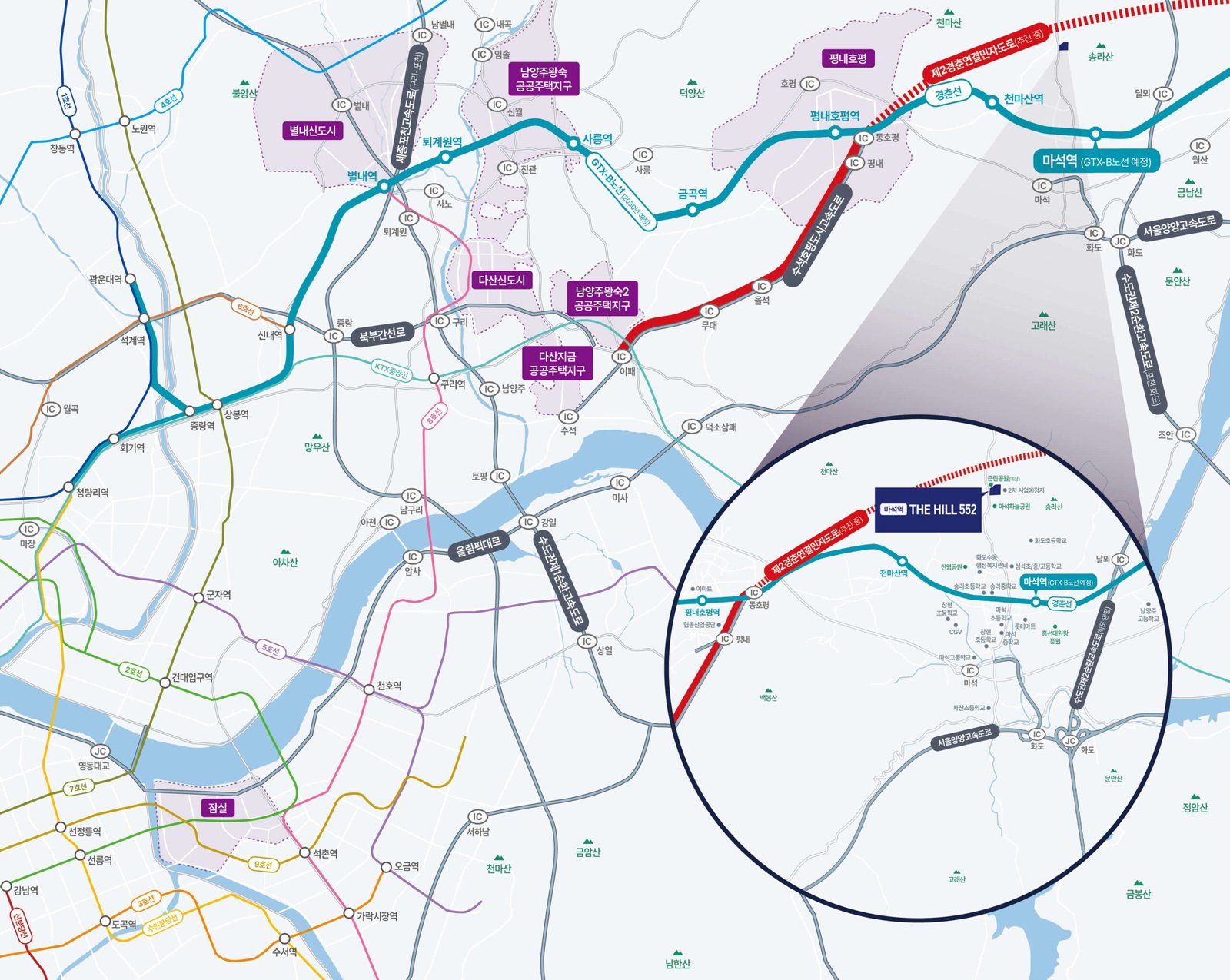 마석역 라온 프라이빗 더 힐 552 지도1